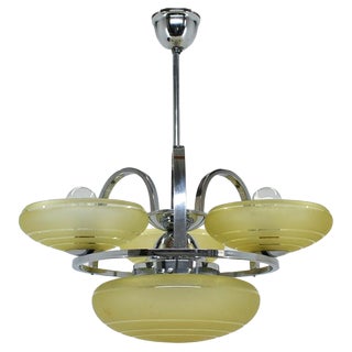 Art Deco Chandelier, 1930s For Sale