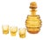 Art Deco Czech Glass Liqueur Set, 1940s For Sale