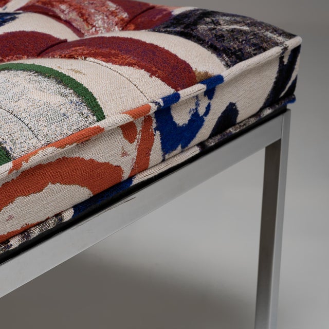 Model 2530-6 4-Seater Bench by Florence Knoll for Knoll Inc., 1960s For Sale - Image 9 of 11