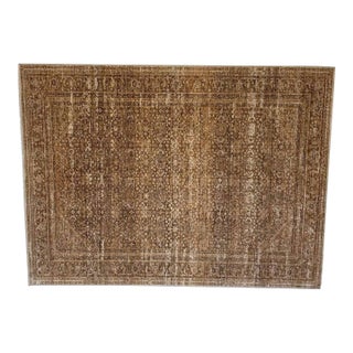 Distressed Persian Style Rug , 9' X 12' For Sale