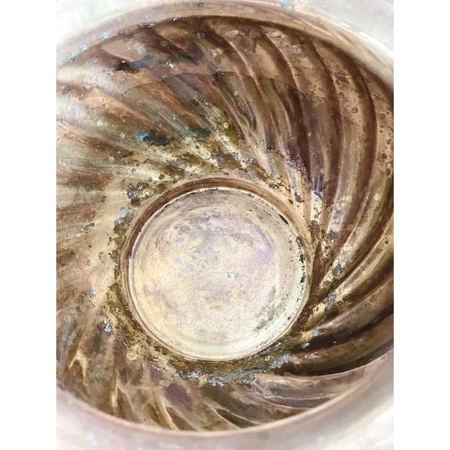 1970s 1970s Vintage Swirl Brass Planter For Sale - Image 5 of 6