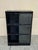 Black Late 20th Century Globe Wernicke Steel Metal Glass Sliding Door 3 Section Stacking Bookcase For Sale - Image 8 of 12