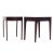 Contemporary Drexel Contemporary Walnut End Tables - Pair For Sale - Image 3 of 11