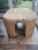 Sand Vintage Split Reed Bamboo Waterfall Coffee Table For Sale - Image 8 of 9