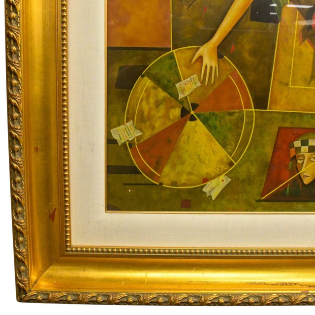 The Signed Surrealist Print Untitled Limited-Edition 37/300 is a captivating artwork featuring an imaginative and...