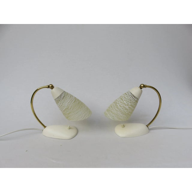 Small Vintage Brass Table Lights, Set of 2 For Sale - Image 16 of 18