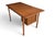 Restored Danish Modern Writing Desk With Sliding Cabinet & Tapered Legs For Sale - Image 12 of 17