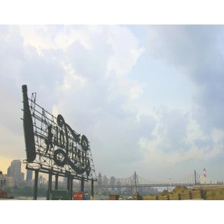 "Pepsi Sign, Hunter's Point, Lic at Dusk" Contemporary Photograph Print by Louise Weinberg For Sale