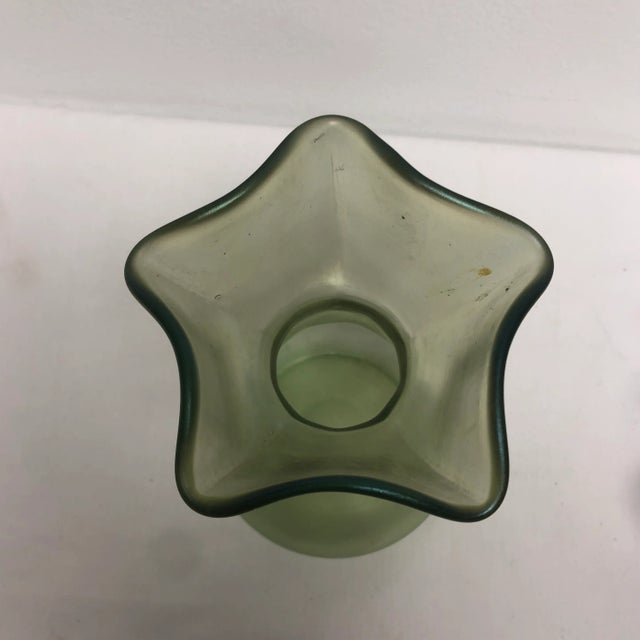 Art Nouveau Antique Loetz Art Glass Vase For Sale - Image 3 of 4