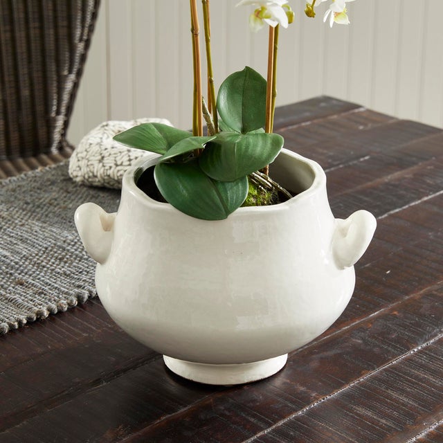 Ceramic Wellon Footed Cachepot Small For Sale - Image 7 of 9