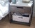 Wood Artifacts Rattan Rectangular Shelf Basket with Side Handles in White Wash - 16" For Sale - Image 7 of 9