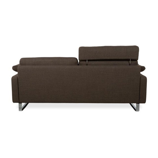 Mud Brown Fabric Conseta Two-Seater Sofa from Cor For Sale - Image 14 of 16
