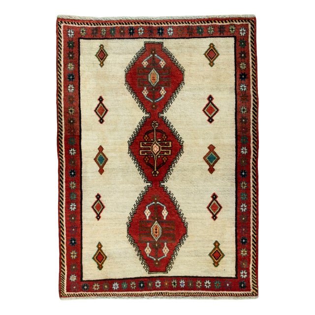 Hand-Knotted Gabbeh - Nomadic Rug For Sale