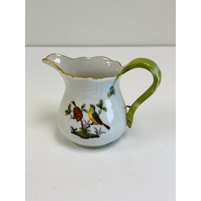 1990s Herend Rothschild Bird Coffee Pot, Creamer and Mini (Sugar) Tureen - Set of 3 For Sale - Image 16 of 18