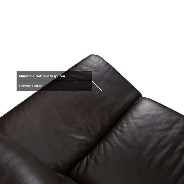 Raoul Leather Corner Sofa in Brown with Manual Function and Left Chaise by Koinor For Sale - Image 12 of 18
