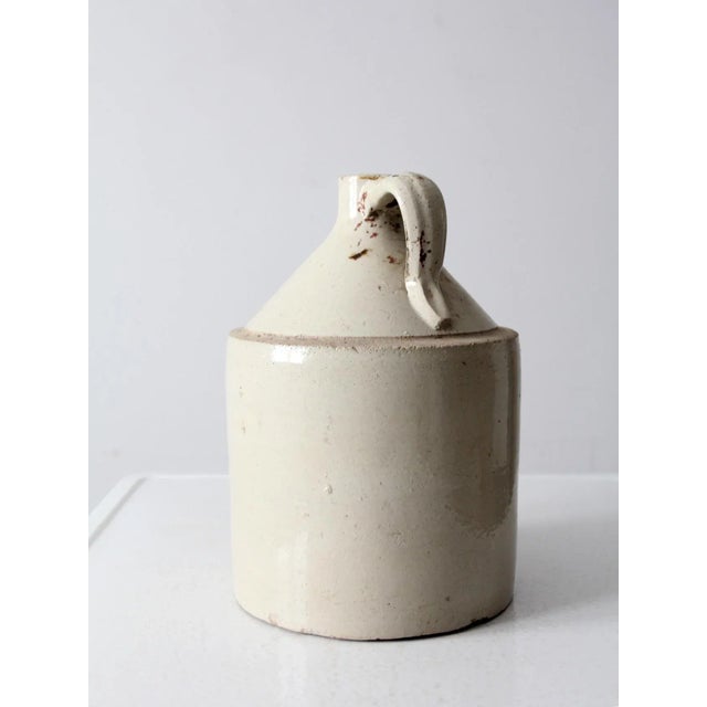 Ceramic Antique Stoneware Jug For Sale - Image 7 of 11