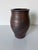 Brown 1977 Vintage Organic Studio Pottery Vase – Hand-Thrown Earth Tone Stoneware Vessel, Signed For Sale - Image 8 of 11