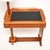 Black Art Deco Walnut and Sycamore Desk with Integrated Lamp, 1930s For Sale - Image 8 of 11