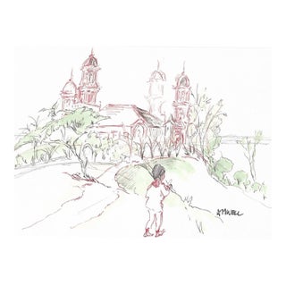 Ivy Attwell Singapore Drawing For Sale