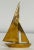 Vintage Mid Century Modern Brass Sailboat For Sale In Kansas City - Image 6 of 6