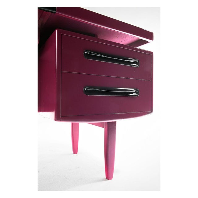 Purple Dressing Table, 1970s For Sale - Image 3 of 7