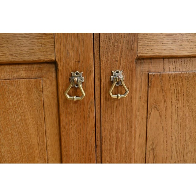 Oak Commercial Sideboard, 1920s For Sale - Image 10 of 18