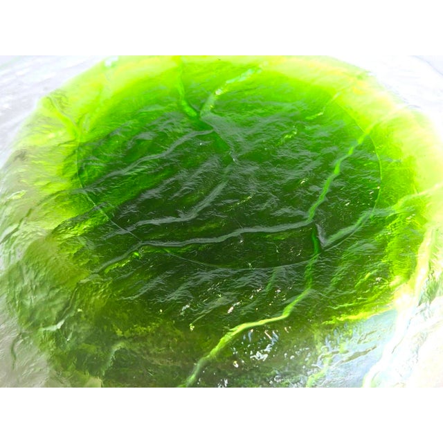 1970s Textured Glass Pertti Santalahti Humppila Kivi Dinner Plates, Set of 12 For Sale - Image 10 of 16