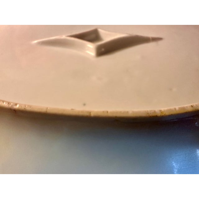 1910s Chicago Osborne Art Studio Hand-Painted Art Nouveau Poppy Porcelain Tray – Signed Osborne For Sale - Image 14 of 18