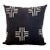 Black Mudcloth Pillow Cover For Sale