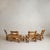 1960s Set of Dutch Brutalist Oak Lounge Chairs + Side Tables by Dittmann & Co, 1960s For Sale - Image 5 of 11
