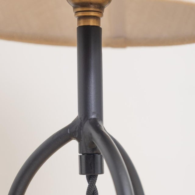 Metal Contemporary Panoplie Petite Iron Tripod Lamp For Sale - Image 7 of 11