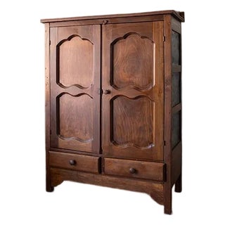 18th Century American Pie Safe With Pierced Tin Panels For Sale