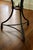 Crate & Barrel Marble Top Wrought Iron Bistro Table For Sale - Image 4 of 9