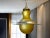 Mid-Century Modern Large Space Age Ufo Yellow Glass and Metal Hanging Lamp, 1970s For Sale - Image 3 of 15
