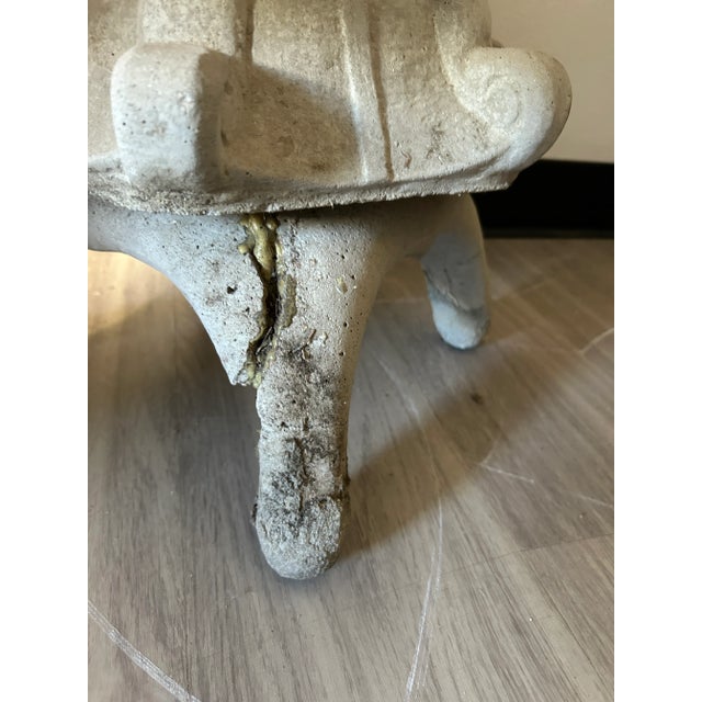 Gray 1990s Japanese Pagoda Cast Concrete Garden Lantern For Sale - Image 8 of 12