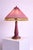 An exceptional and rare Swedish Art Deco table lamp designed by Josef Ekberg and produced at the renowned Gustavsberg...