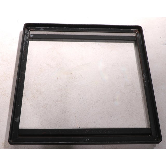 Mid 20th Century Iron and Marble Shelf with Adjustable Shelves Attributed to Weinberg For Sale - Image 5 of 13