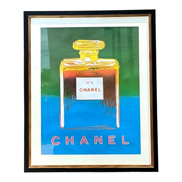 Vintage Andy Warhol for Chanel Number 5 Poster For Sale