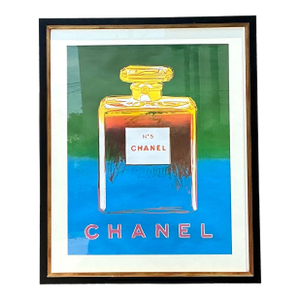 Vintage Andy Warhol for Chanel Number 5 Poster