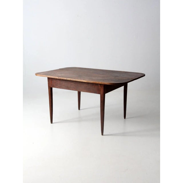 Antique Wooden Plank Top Table For Sale - Image 13 of 13