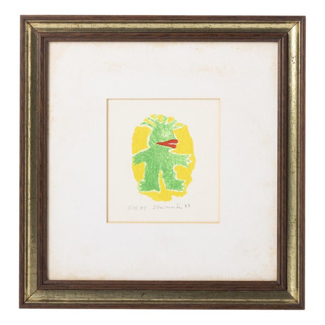 José De Guimarães, Composition, 1988, Screenprint For Sale