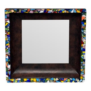Mychelle Fitzgerald Party Confetti Mosaic Design Wall Mirror For Sale