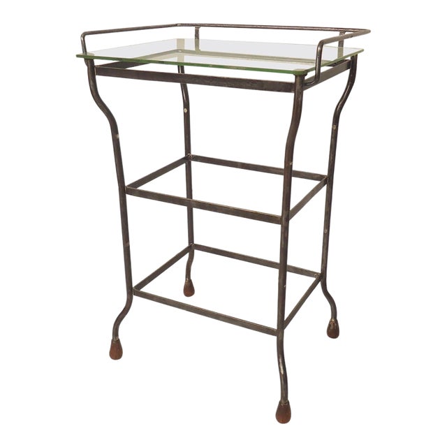 Mid 20th Century Industrial Side Table For Sale