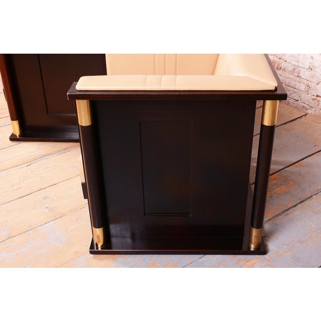 Art Nouveau Mahogany Armchairs from J. Hoffmann, Austria, 1910s, Set of 2 For Sale - Image 9 of 18