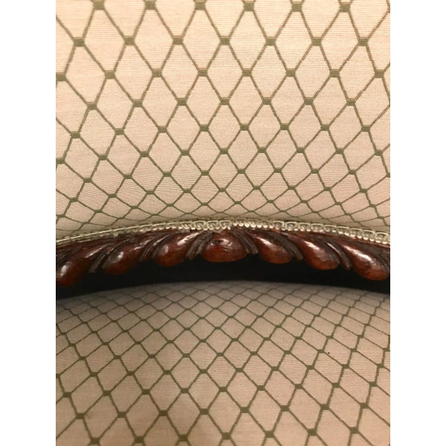 Louis XV Style Walnut Fauteuils or Bergères in a Scalamandre Fabric - a Pair For Sale In New York - Image 6 of 13