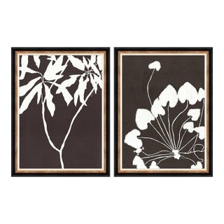 Chocolate Florals by Susan Hable For Sale