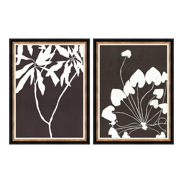 Chocolate Florals by Susan Hable For Sale