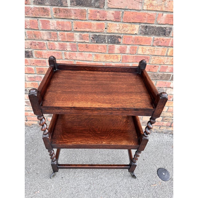 19th Century English Trolley With Barley Legs For Sale In Nashville - Image 6 of 9