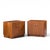 Directional Mid Century Walnut and Chrome Nightstands - Pair Each nightstand measures: 24 wide x 18 deep x 21 inches high...