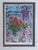 A richly colored reproduction print on paper after Marc Chagall, depicting the romantic composition Red Bouquet with...